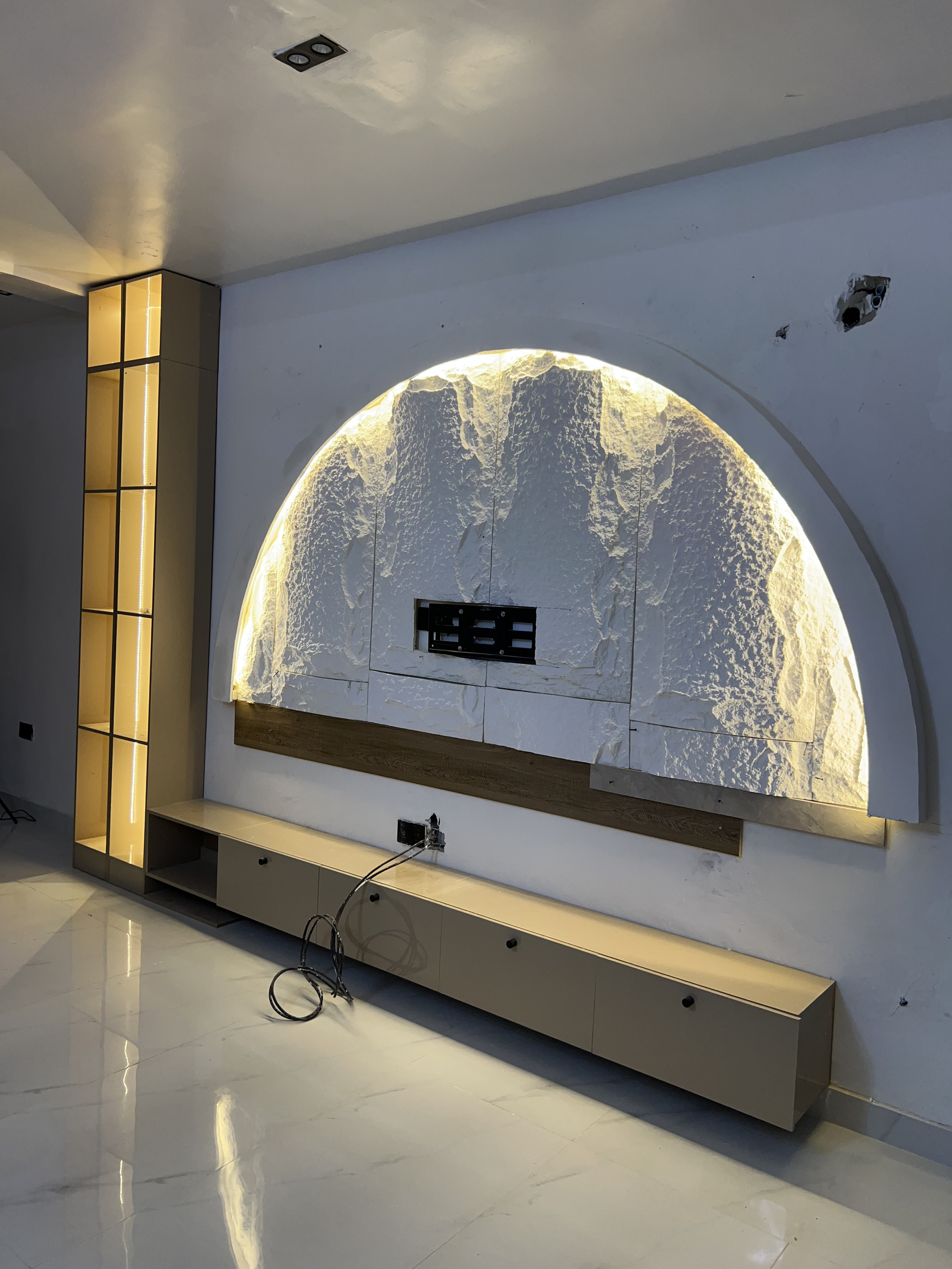 Char Project TV joinery by Judy Designs